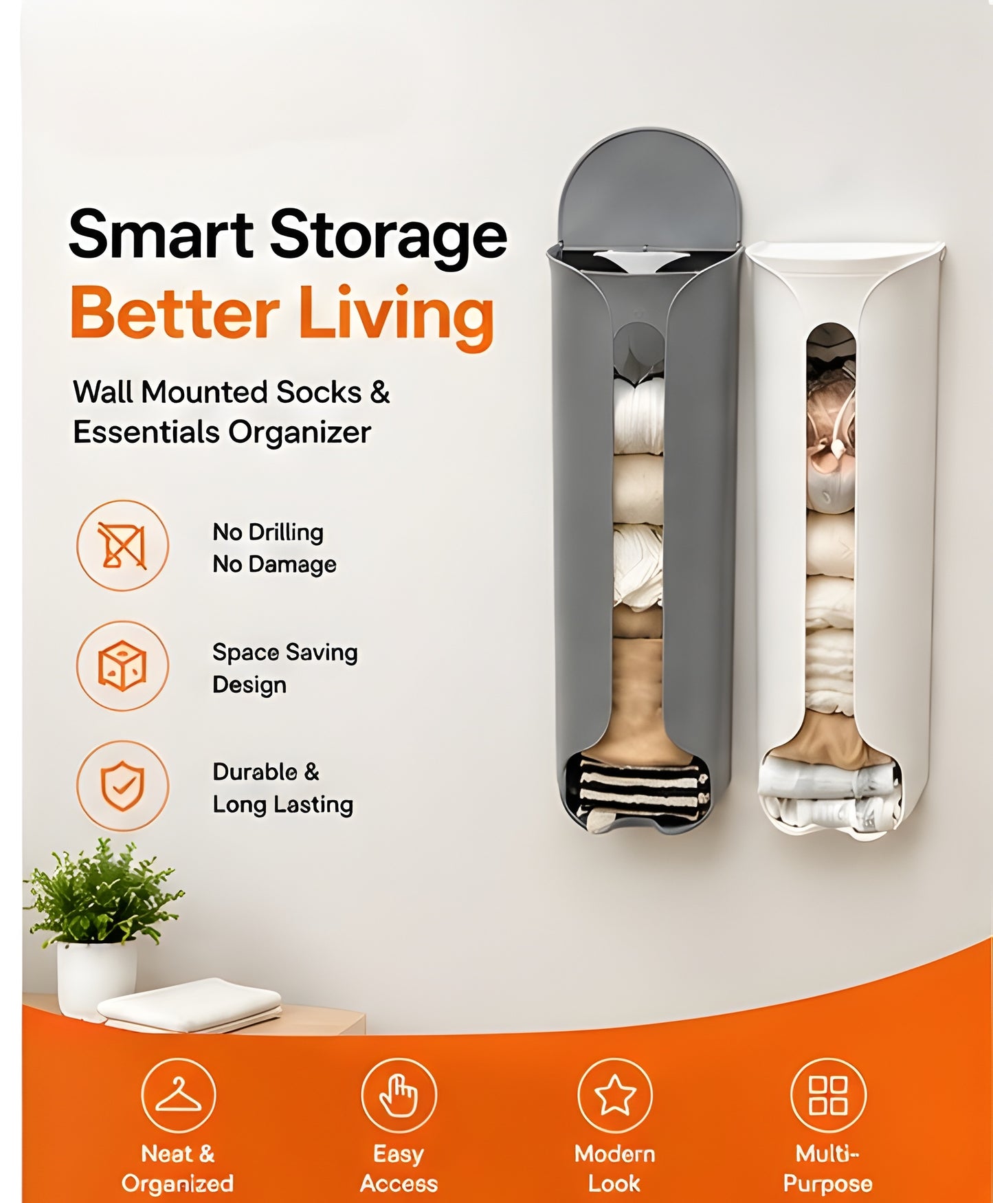 Multipurpose WallCraft Storage Organizer