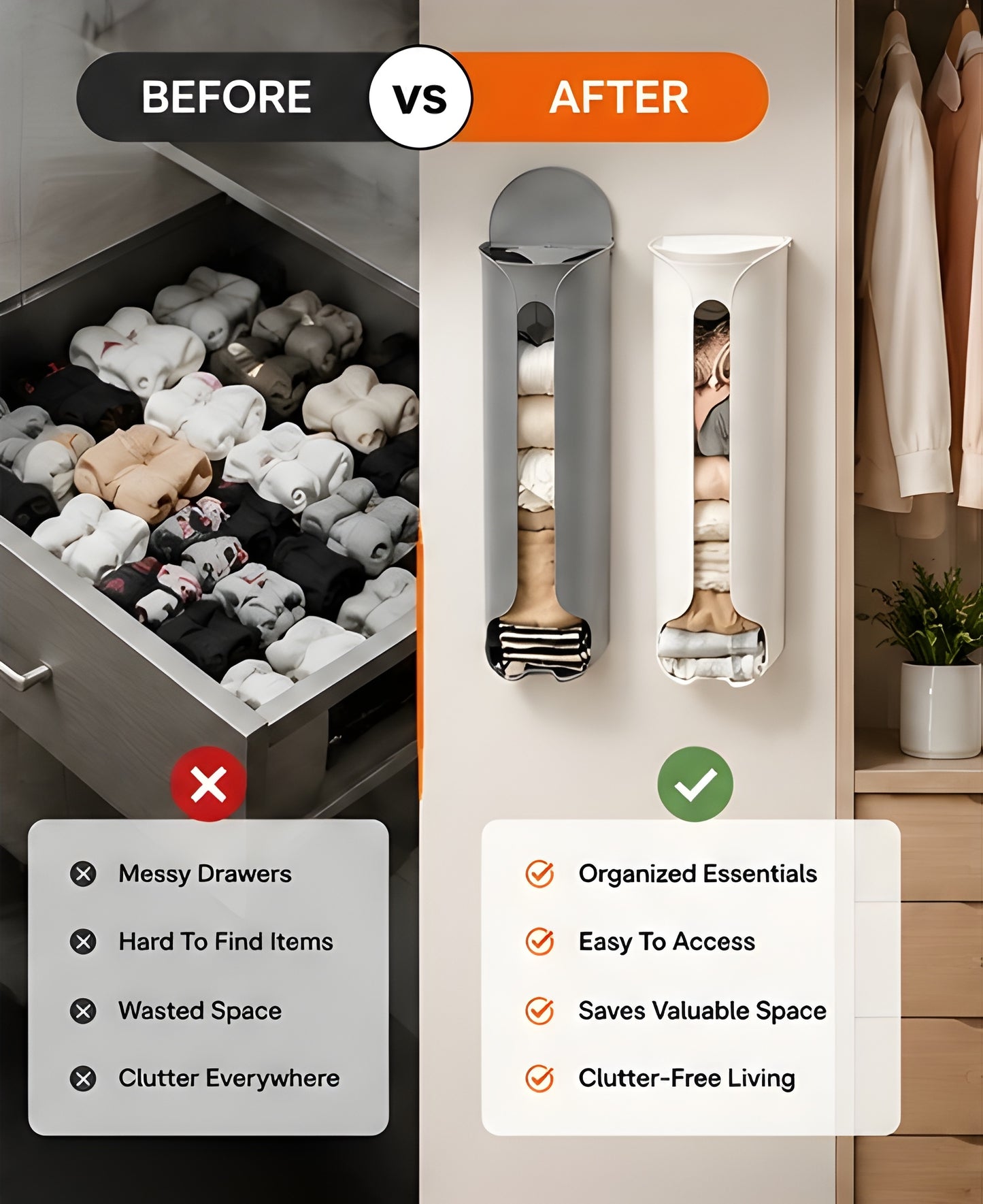 Multipurpose WallCraft Storage Organizer